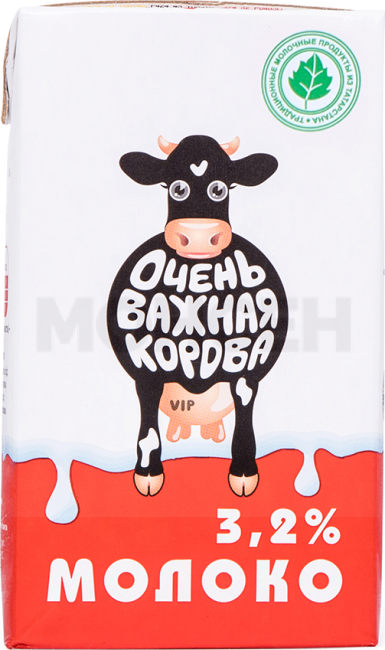 Молоко "Очень важная корова" 3,2% 1л. ТБА [Халяль Halal]
